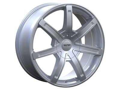 Touren TR65 Silver 6-Lug Wheel; 17x7.5; 20mm Offset (22-24 Bronco Raptor)