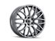 Touren TR76 Gloss Graphite 5-Lug Wheel; 17x8; 35mm Offset (21-24 Bronco Sport)