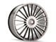 Touren TR10 Satin Silver Machined 6-Lug Wheel; 22x9; 20mm Offset (21-24 Bronco, Excluding Raptor)