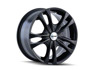 Touren TR22 Gloss Black Wheel; 17x7; 40mm Offset (14-23 Jeep Cherokee KL)