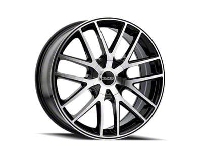 Touren TR60 Gloss Black Machined Wheel; 17x7.5; 42mm Offset (14-23 Jeep Cherokee KL)