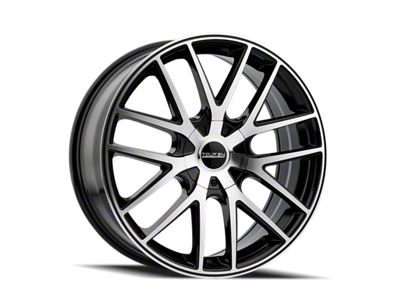 Touren TR60 Matte Black Machined Wheel; 18x8; 40mm Offset (14-23 Jeep Cherokee KL)