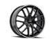 Touren TR60 Matte Black Wheel; 17x7.5; 20mm Offset (14-23 Jeep Cherokee KL)