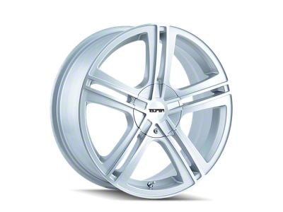 Touren TR62 Gloss Hyper Silver Machined Wheel; 17x7; 40mm Offset (14-23 Jeep Cherokee KL)