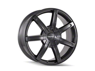 Touren TR65 Matte Gunmetal Wheel; 17x7.5; 40mm Offset (84-01 Jeep Cherokee XJ)