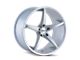 Touren TR70 Gloss Silver Milled Wheel; 20x8.5; 35mm Offset (84-01 Jeep Cherokee XJ)