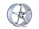 Touren TR70 Gloss Silver Milled Wheel; 20x10; 40mm Offset (97-06 Jeep Wrangler TJ)