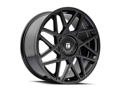 Touren TR66 Gloss Black Wheel; 17x8; 35mm Offset (87-95 Jeep Wrangler YJ)