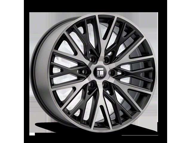 Touren TR91 Matte Black with Dark Tint 6-Lug Wheel; 20x9; 18mm Offset (16-24 Titan XD)