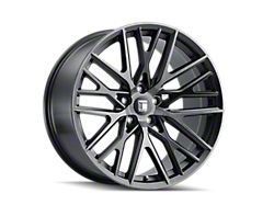 Touren TR91 Matte Black Brushed with Dark 6-Lug Wheel; 22x9.5; 18mm Offset (22-24 Tundra)