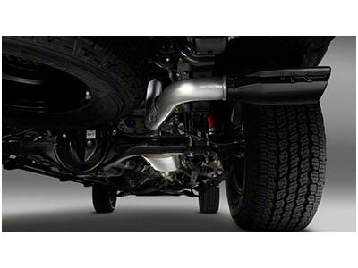 Toyota TRD Performance Single Exhaust System with Black Tip; Side Exit (16-23 2.7L Tacoma)