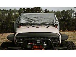 Trail Gear Oasis Trail Cover; Grey (76-24 Jeep CJ7, Wrangler YJ, TJ, JK & JL w/o One Touch Power Top)