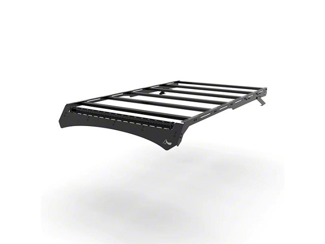 TrailRax Modular Full Roof Rack with 40-Inch Light Bar Cutout Deflector (21-24 Bronco 2-Door)