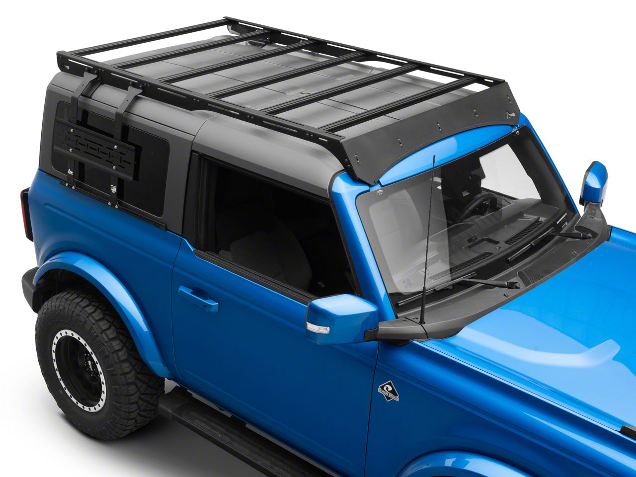 TrailRax Bronco Modular Full Roof Rack with Pak Rax TR-FB-2D-MRR-PR (21 ...