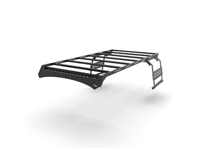 TrailRax Modular Full Roof Rack with 40-Inch Light Bar Cutout Deflector and Pak Rax (21-25 Bronco 4-Door)