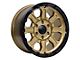 Tremor Wheels 103 Impact Gloss Gold with Gloss Black Lip 6-Lug Wheel; 17x8.5; 0mm Offset (03-09 4Runner)