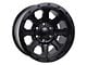 Tremor Wheels 103 Impact Satin Black 6-Lug Wheel; 17x8.5; 0mm Offset (03-09 4Runner)