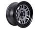 Tremor Wheels 105 Shaker Graphite Grey with Black Lip 6-Lug Wheel; 17x8.5; 0mm Offset (03-09 4Runner)