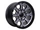 Tremor Wheels 103 Impact Graphite Grey with Black Lip 6-Lug Wheel; 20x9; 0mm Offset (04-15 Titan)