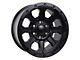 Tremor Wheels 103 Impact Satin Black 6-Lug Wheel; 17x8.5; 0mm Offset (05-15 Tacoma)