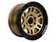 Tremor Wheels 105 Shaker Gloss Gold with Gloss Black Lip 6-Lug Wheel; 17x8.5; 0mm Offset (05-15 Tacoma)