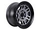 Tremor Wheels 105 Shaker Graphite Grey with Black Lip 6-Lug Wheel; 17x8.5; 0mm Offset (05-15 Tacoma)