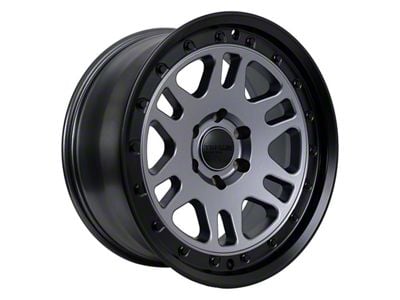 Tremor Wheels 105 Shaker Graphite Grey with Black Lip 6-Lug Wheel; 20x9; 0mm Offset (2024 Tacoma)