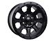 Tremor Wheels 103 Impact Satin Black 6-Lug Wheel; 17x8.5; 0mm Offset (22-24 Bronco Raptor)