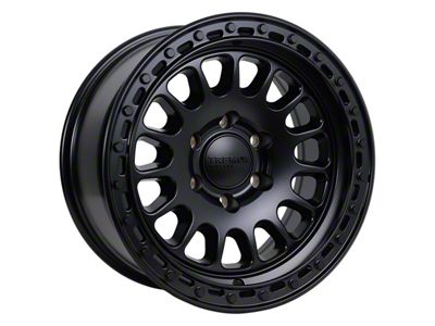 Tremor Wheels 104 Aftershock Satin Black 6-Lug Wheel; 17x8.5; 0mm Offset (21-24 Bronco, Excluding Raptor)