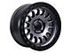 Tremor Wheels 104 Aftershock Graphite Grey with Black Lip Wheel; 20x9; 0mm Offset (20-24 Jeep Gladiator JT)