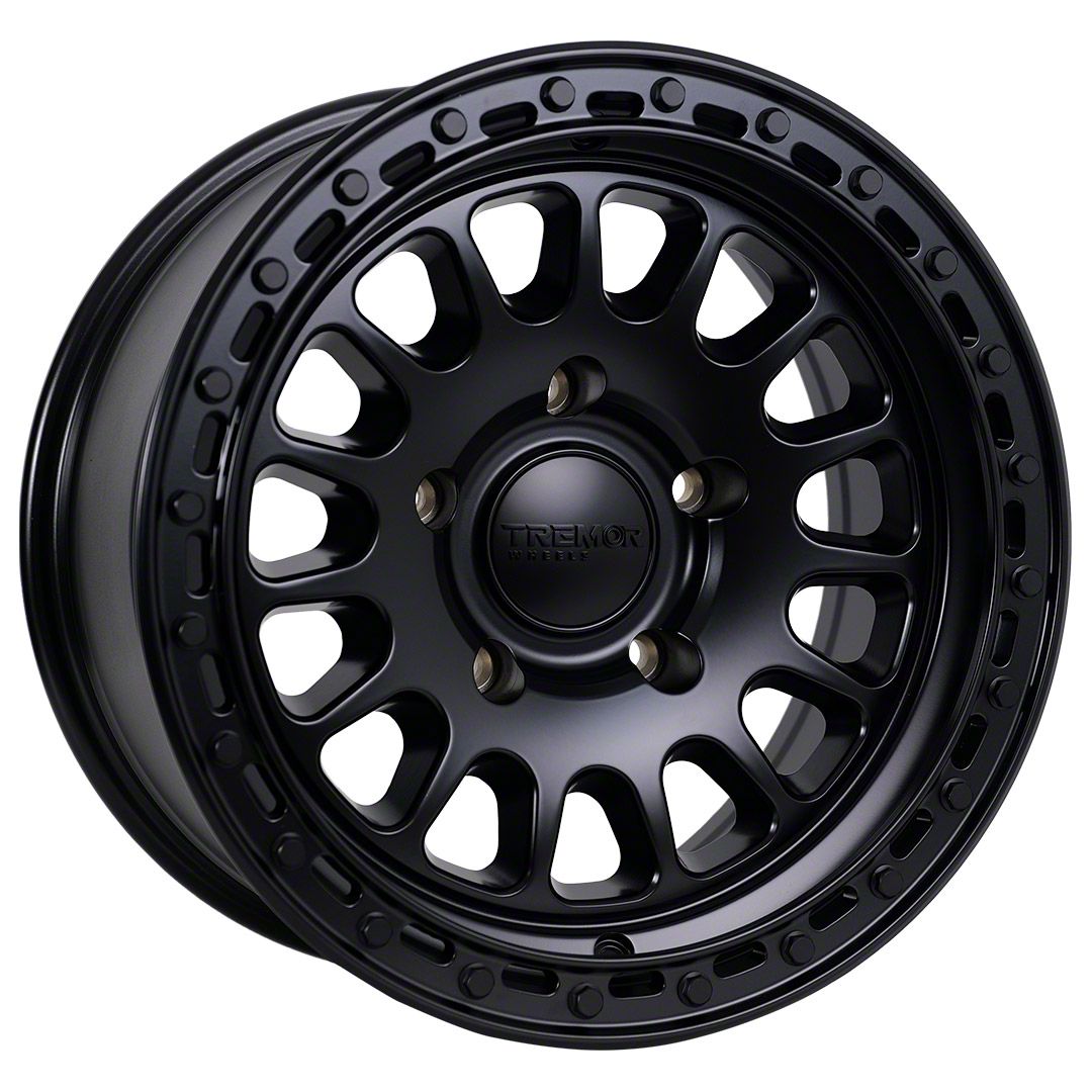 Tremor Wheels Jeep Gladiator 104 Aftershock Satin Black Wheel; 17x8.5 ...