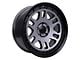 Tremor Wheels 105 Shaker Graphite Grey with Black Lip Wheel; 20x9; 0mm Offset (20-24 Jeep Gladiator JT)