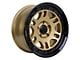 Tremor Wheels 105 Shaker Gloss Gold with Gloss Black Lip Wheel; 17x8.5; 0mm Offset (05-10 Jeep Grand Cherokee WK, Excluding SRT8)