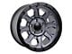 Tremor Wheels 103 Impact Graphite Grey with Black Lip Wheel; 17x8.5; 0mm Offset (99-04 Jeep Grand Cherokee WJ)