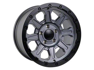 Tremor Wheels 103 Impact Graphite Grey with Black Lip Wheel; 20x9; 0mm Offset (99-04 Jeep Grand Cherokee WJ)