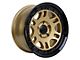 Tremor Wheels 105 Shaker Gloss Gold with Gloss Black Lip Wheel; 17x8.5; 0mm Offset (99-04 Jeep Grand Cherokee WJ)