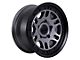 Tremor Wheels 105 Shaker Graphite Grey with Black Lip Wheel; 17x8.5 (18-24 Jeep Wrangler JL)