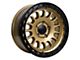 Tremor Wheels 104 Aftershock Gloss Gold with Gloss Black Lip Wheel; 20x9 (07-18 Jeep Wrangler JK)