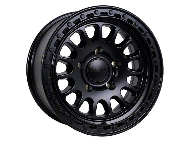 Tremor Wheels 104 Aftershock Satin Black 6-Lug Wheel; 17x8.5; 0mm Offset (14-21 Tundra)