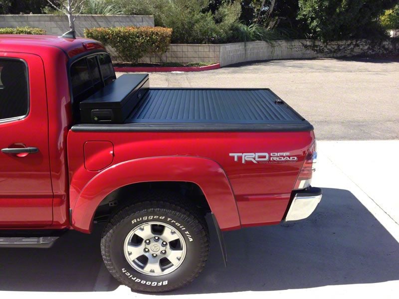 Tacoma American Work Jr. Tool Box Hard Retractable Tonneau Cover (05-15 ...