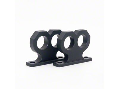 Truck Knucks Billet Aluminum Tie-Down Anchors; Black (11-25 Tacoma)