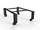 TRUKD 18.50-Inch V2 Truck Bed Rack with Utility Rail Attachment; Black Bars (05-24 Tacoma)