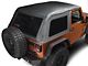 RedRock Fastback 2-in-1 Soft Top; Black Diamond (07-18 Jeep Wrangler JK 2-Door w/ Factory Soft Top)