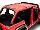 TruShield Full Length Mesh Sun Shade; Red (18-24 Jeep Wrangler JL 4-Door)