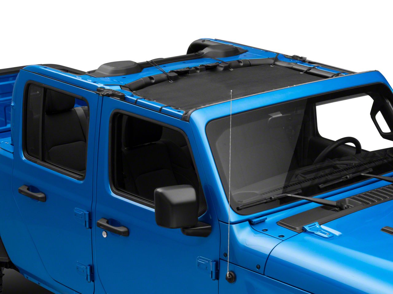 Steinjager Jeep Gladiator Teddy Top Solar Screen Cover; Blue J0049323  (20-24 Jeep Gladiator JT) - Free Shipping