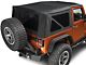 RedRock Premium Replacement Sailcloth Soft Top with Tinted Windows; Black Diamond (07-18 Jeep Wrangler JK 2-Door)