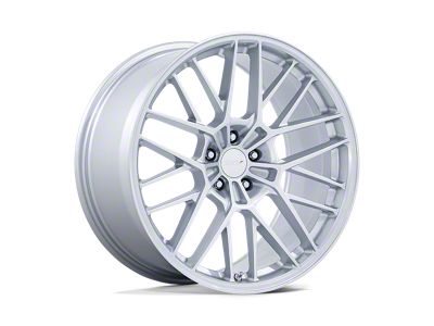 TSW Daytona Gloss Silver 5-Lug Wheel; 19x10.5; 25mm Offset (05-15 Tacoma)