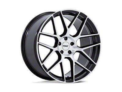 TSW Lasarthe Gloss Black Machined 5-Lug Wheel; 18x10.5; 25mm Offset (05-15 Tacoma)