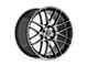 TSW Nord Semi Gloss Black Milled-Machined Dark Tint Face Wheel; 19x9.5; 40mm Offset (93-98 Jeep Grand Cherokee ZJ)