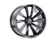 TSW Aileron Metallic Gunmetal Wheel; 20x10 (84-01 Jeep Cherokee XJ)